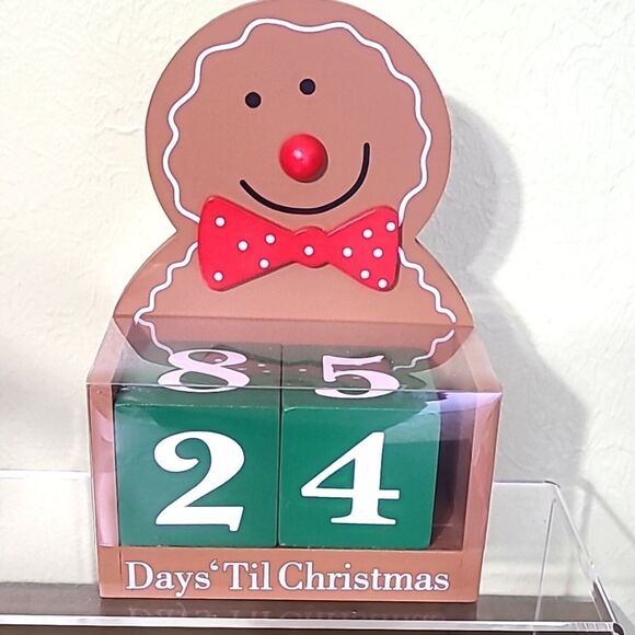Christmas Countdown Gingerbread Man, NWOT - Picture 1 of 4